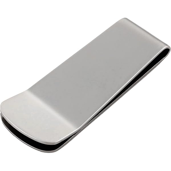 M-Clip Fermasoldi In Alluminio Anodizzato Argento – Porta Carte Minimalista – Contiene 7 Carte E Banconote (58 X 20 Mm, 40g)