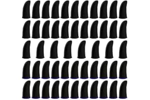 HALLEAST 48 Pieces Finger Sleeve Gaming,Professionelle hochempfindliche Touchscreen Daumen Finger Sleeve Mobile Gaming,Anti-Schweiß,Leichtgewicht,atmungsaktiv, Nahtloser Fingerschutz für PUBG
