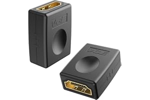 VCE HDMI Coupler 3D 4K HDMI Female to Female Extension Adapter 2 Pack