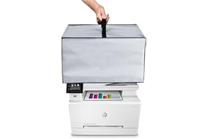 NUENSS-ROR Dust Cover for Wireless Laserjet Printer,for HP Color Laserjet Pro MFP 4301fdw/4301fdn/M283fdw Wireless All-in-One Laser Printer-Antistatic Water-Resistant Nylon Printer Case (silver)