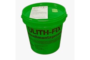 ERHARD-TRADING Ulith Fix2 Schnellmontagezement 1 kg Dose Blitzzement für Innen und Außen