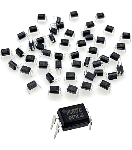 5 Optoaccoppiatori PC817 – EL817, 817C DIP4 Sharp – Canale Singolo, Confezione