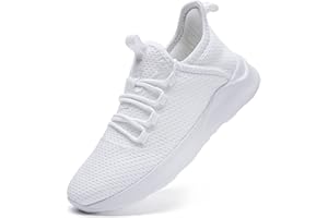 FUJEAK Women Shoes Trainers Running Walking Slip on Ladies Gym Trainer Comfortable Shoes Fitness Jogging Sports Outdoor Sneakers Mesh Casual Lightweight Breathable