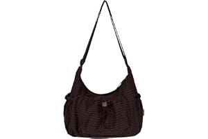 Ceriselle Axelväska för kvinnor, crossbody-väska och lös väska, brun månväska för kvinnor, mode messengerväska för höst dagli