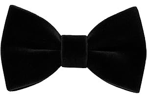 SIRRI Boys Velvet Dickie Bow Tie & Handkerchief Set Wedding Prom Neckwear Accessory