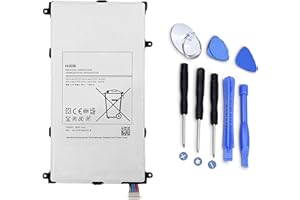 HUBEI T4800E T4800K T4800C Sostituzione della batteria del tablet per Samsung Galaxy Tab Pro 8.4 "SM-T325 (3G, 4G / LTE e WiFi) SM-T320 (WiFi) SM-321 (3G e WiFi) T320 T321 T325 (3,8 V 4800 mAh 18,24 Wh)