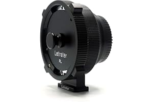 Letrater PL-FX cine Objektivadapter Konverter für Fujifilm X-Mount Kameras X-Pro1, X-E1, Mattschwarz