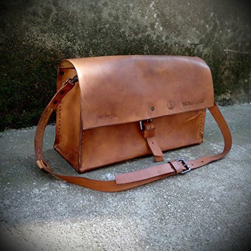 Handmade Leather Bag Purse strap Baule "Vain" Woman Full Grain Leather Made in Italy The Westlands Hand made Vintage Beauty Bag Clutch Pochette Travel
