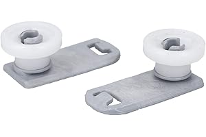 LUTH Premium Profi Parts Oberkorbrolle Set für Geschirrkorb Besteckschublade kompatibel mit Miele 7649011 für Geschirrspüler Spülmaschine 2Stk