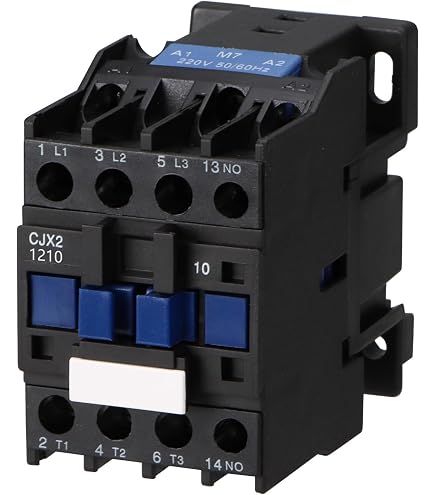 Contattore Elettrico 25a Contattore AC CJX2-2510 Industriale - 220V 25A Per Montaggio Su Guida DIN Teleruttore 220v - 12