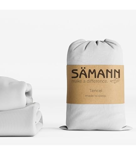 DMKD Luxus Satin Spannbettlaken – Tencel-Seide, Superweich, 1000 Fadenzahl | Mit Tiefem Gummizug Für Matratzen Bis 32 Cm