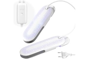 Acemall Asciuga Scarpe elettrico, Scalabile Asciugascarpe elettrico asciuga scarpe da calcio con timer a 3 livelli, Scalda Scarpe e Scarponi per Asciugare per scarpe, guanti e calzini