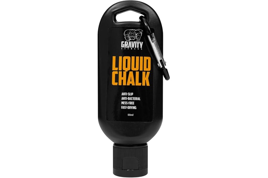 Gravity Fitness Liquid Chalk for Weightlifting, and Calisthenics for Sweat-Free Hands & Superior Grip | Premium Liquid Chalk for Gym, Barbell, Climbing, Bouldering, and Gymnastics Grip