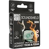 Max & Molly Soundshield MINI: Ultrasonik Pire ve Kene Kovucu Tasma - Kimyasal İ&ccedil;ermeyen G&uuml;venli Koruma (Siyah)