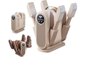 XUXLEKK Asciuga Scarpe Elettrico, Antibatterico Asciugascarpe Elettrico, Asciugascarpe in Modo Veloce con Timer, Asciuga Stivali Pieghevole, Shoe Dryer per Viaggi Domestici Invernali