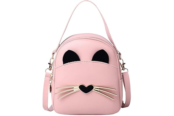 Hjkiopc Sac à Bandoulière Filles Sac de Princesse Fille, à la Mode Mini Sac à Bandoulière Agréable Petite Sacs à Main Sacs à Bandoulière Petite Fille anniversaire Noël cadeau (Rose)