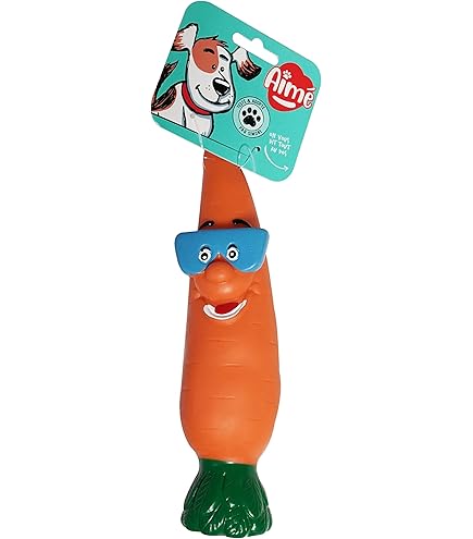 Trixie Giocattolo Per Cani A Forma Di Carota - 20 Cm, Morbido E Robustto, Con Cinturino - Foto 2