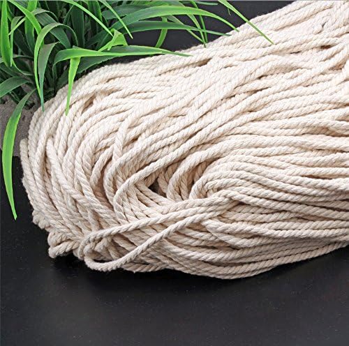 3mm 100% Natural Beige Cotton Twisted Cord Craft Macrame Artisan String 200m (3)