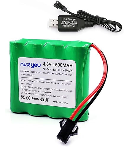 YUNIQUE GREEN-CLEAN-POWER 7.2V 2400mAh Ni-MH Für RC Trucks Akku, Grün