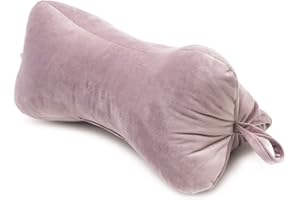 ‎H&F HEIMTEXTILIEN H&F | Kissen Kopfkissen Lesekissen Leseknochen Nackenkissen Nackenrolle Knochenkissen Reisekissen Waschbar, für Bett, Sofa 2-er Set | Farbe: Rosa