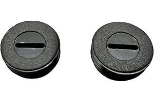 KRAFTFELD 1 paire de bouchons de charbon moteur 12, 13, 14, 15, 16, 17, 18, 20, 22 mm - Capuchon de fermeture à vis (16 x 7 mm)