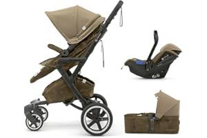 Concord Mobility Set Neo Plus Modulares Kinderwagensystem Kinderwagen Neo Plus + weiche Babywanne Scout, Air 0+, inklusive Regenschutz.