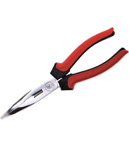 Prestige Bent Nose Pliers - 14.5cm Blue Steel Jewelry Making & Craft Tool 10 thumbnail image