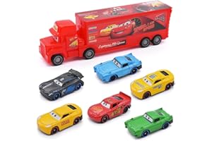 FISAPBXC Mcqueen Car Toys, 7pcs Lightning Mcqueen Car Alloy McQueen Car McQueen Car Kids Gifts, Mini Play Vehicle Car for Baby, Toy Cars For 3 Year Old Boys