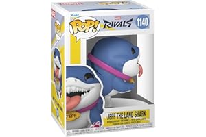 Funko Pop! Games: Marvel Rivals - Jeff The Land Shark - Collectable Vinyl Figure - Official Merchandise - Toys for Kids & Adults - Superheroes Fans - Model Figure for Collectors and Display