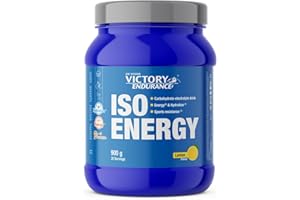 VICTORY ENDURANCE Iso Energy Limón Rápida Energía E Hidratación.con Extra De Sales Minerales Y Enriquecido Con Vitamina C, 900 GR, 900 ml