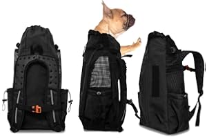 WLDOCA Sac à Dos Sac de Transport Chien Pliable et Respirant - Sac de Voyage pour Animaux Chiens Chats - Sécurité Confortable
