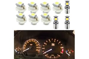 njssjd Ampoules LED pour tableau de bord B/MW Série 3 E36, Série 5 E34 E39, Série 7 E32 E38 E31 Compteur de vitesse Tachymètre Clock Affichage LCD Illumination Dash Lights (Blanc)