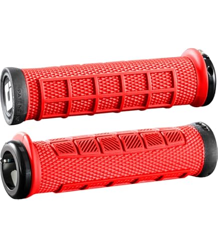 ODI MTB Griffe Elite Flow Lock-On 2.1 – Grün, 130 Mm, Mit Schwarzen Klemmringen | Für Mountainbike Lenker