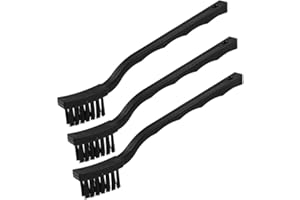UXCELL sourcing map Plastic Handle PCB Circuit Board Anti Static Brush - Black (Pack of 3)