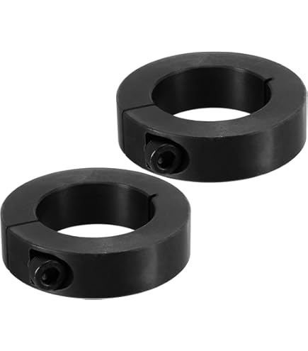 Anello Di Fissaggio In Acciaio Nero - Collare A Morsetto Doppio Da 10mm A 40mm Per Alberi Meccanici - Foto 7