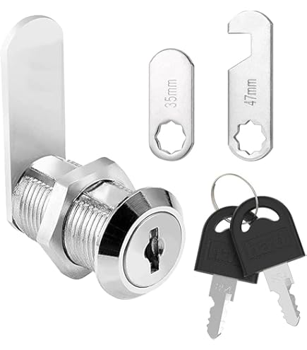 Serratura Per Cassetta Postale 20mm FOGAWA - Con 2 Chiavi E 5 Piastre Di Montaggio - Foto 10