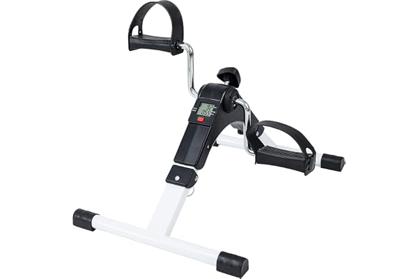 Techfit Pédale Formateur, Mini Vélo d'appartement pour la Maison et Bureau, Machine d'entraînement Légers pour Les Bras et Jambes, Adaptée à la Récupération