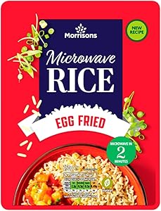 Morrisons Microwave Egg Fried Rice, 250g, Case of 9|200