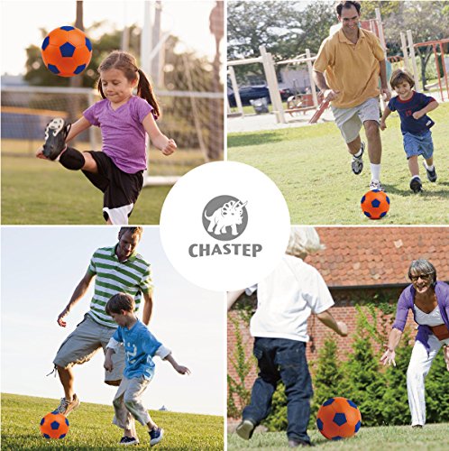 Chastep Normal 8'' Foam Ball Indoor/outdoor Football Soccer Perfect for Kids or Beginner Play and Excercise Soft Kick & Safe (Orange/blue) reviews Chastep Normal 8'' Foam Ball Indoor/outdoor Football Soccer Perfect for Kids or Beginner Play and Excercise Soft Kick & Safe (Orange/blue)
