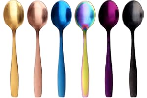 GRÄWE Łyżeczki do espresso 6 sztuk, stali nierdzewnej, do mycia w zmywarce - seria Königstein