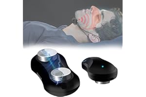 POCHY Dispositif Anti-ronflement Électrique, Ajustement Intelligent Des Puces Impulsion Dispositif De Ronflement 30 Heures De Fonctionnement pour Améliore la Qualité du Sommeil