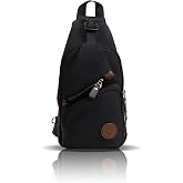 Av A Dos Cross Strap Bag, Chest Bag, Unisex Canvas Usb Headphone Outlet Cross Strap Waist Shoulder Bag Chest Bodybag