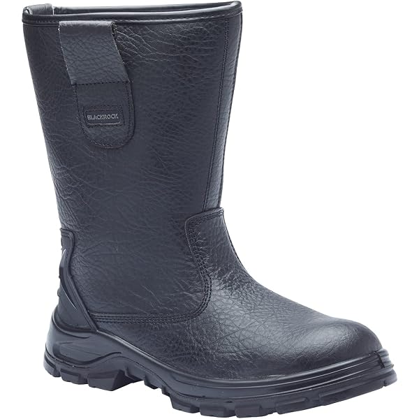 Bottes De Sécurité Draper Rigger - Taille 12 - Cuir Avec Embout Acier Et Doublure Fourrure - Neuf