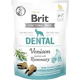 Brit Care Functional Snack, Dişler Ve Diş Etlerini Korumak İ&ccedil;in, Tahılsız, Geyik Etli Ve Biberiyeli, Fonksiyonel Yetişkin K&ouml;p