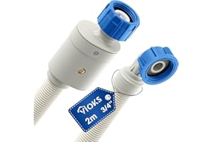 VIOKS Aquastop wąż 2 m, polichlorek winylu, 1,9 cm, wąż do pralki i zmywarki