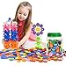 Produktbild Zooawa Pädagogische Bausteine Sets, Schneeflocken Bausätze Spielzeug für 3 Jahre Alte Jungen und Mädchen (500-Stück)