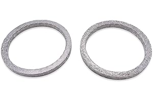 Dasen Steel Mesh Style Crush Seal Exhaust Port Gasket Kits Compatible with 1984-2024 Harley Big Twin and Sportster XL Replace 17048-98