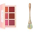 COSLUXE IMAGIC Professional Cosmetics 6 Color Touch Blush Palette 1 Piece, Blush Brush for Daily Makeup - Multicolor