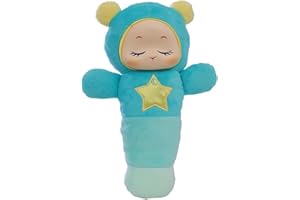 Playskool Glo Worm SmartSense, Peluche morbido con sensore di pianto e voce registrabile [Esclusivo Amazon]