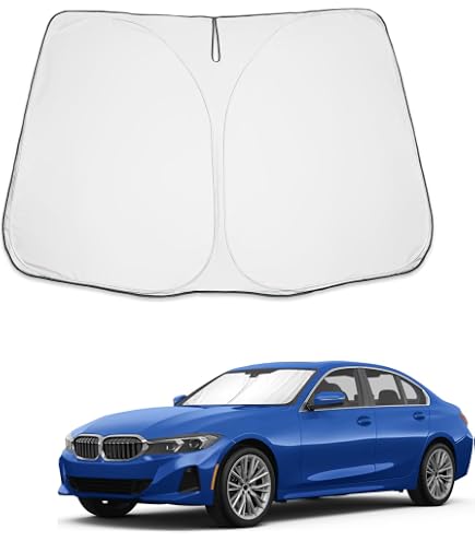 Pare-soleil Réfléchissant UV Pour BMW Série 3 G20 G28 2019-2022 | Protection Habitacle, Pliable